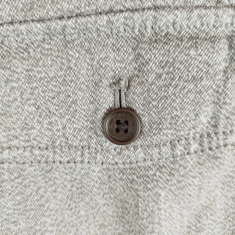 Outerknown Pants Mens XLarge Gray Verano Beach Hemp Drawstring‎ Waist